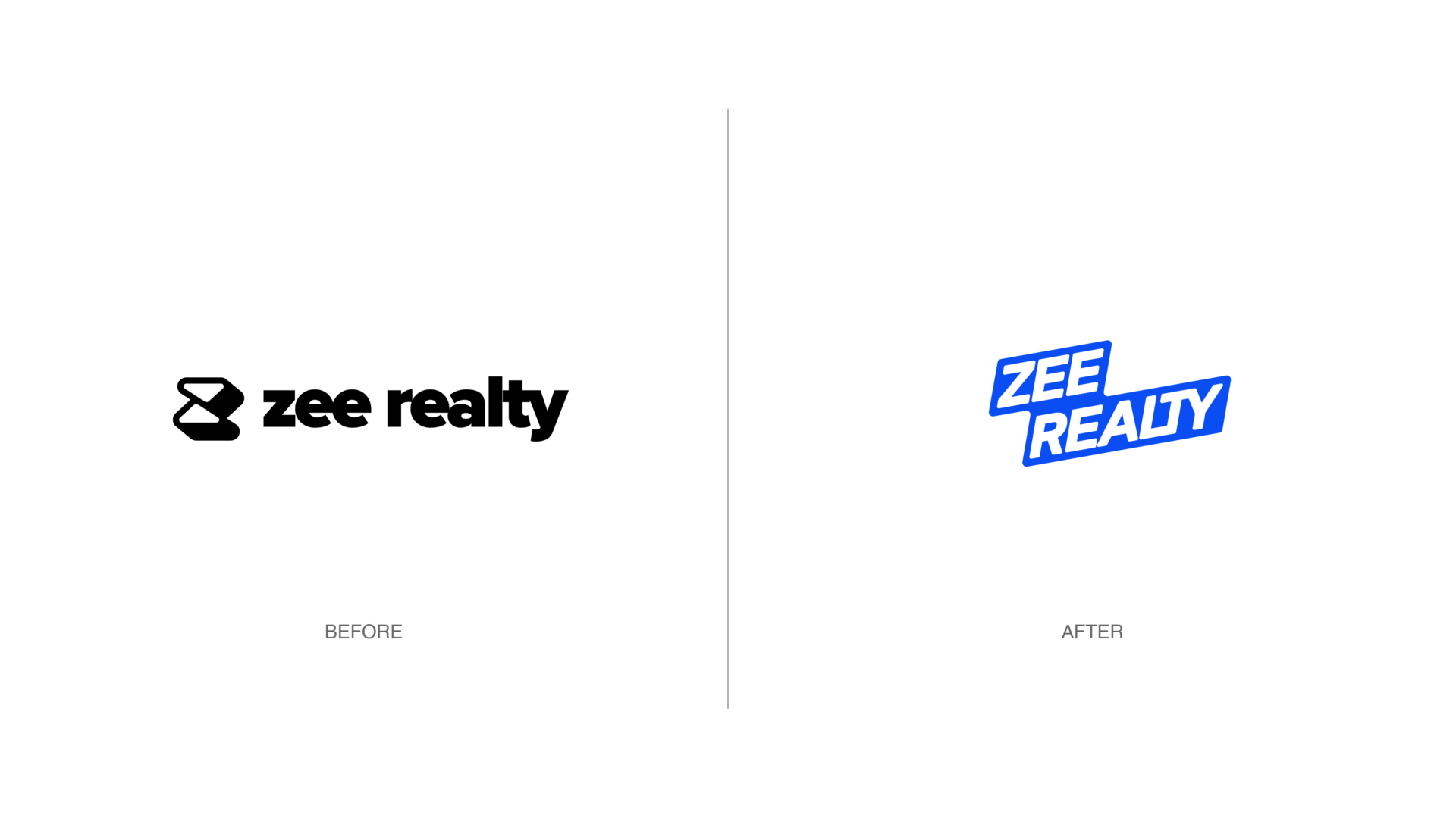 3 - Before and after logo
